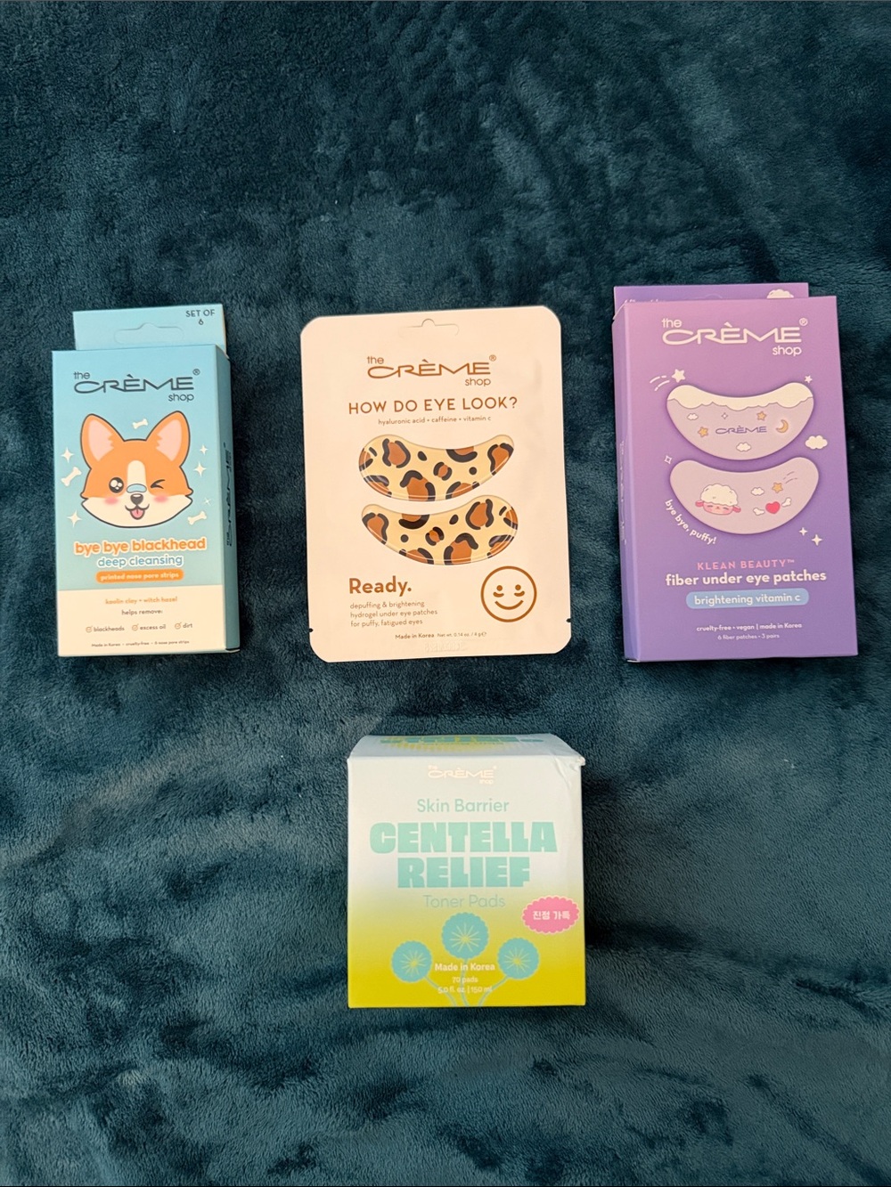 The Crème Shop Centella Relief Toner Pads - Mint/Green
